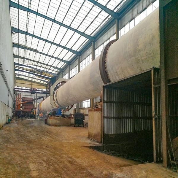 एसी मोटर जिंक ऑक्साइड रोटरी ओवन 7.5-75 KW रोटरी ओवन विभिन्न कच्चे माल से जिंक निकासी के लिए