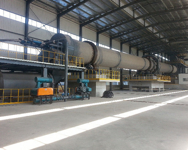 तेल फ्रैक्चरिंग प्रॉपर रोटरी भट्ठा उत्पादन लाइन 0.8-105 टी / एच सुविधाजनक रखरखाव