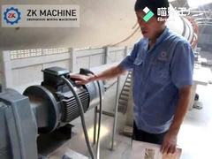 High Efficiency Solid Waste Rotary Kiln Incinerator Low Consumption Simple Maintenance