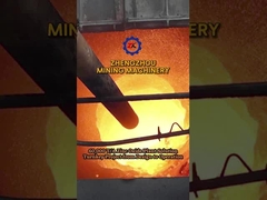 जिंक ऑक्साइड रोटरी ओवन कल्सीनेशन उपकरण इलेक्ट्रिक फर्नेस राख पुनर्चक्रण